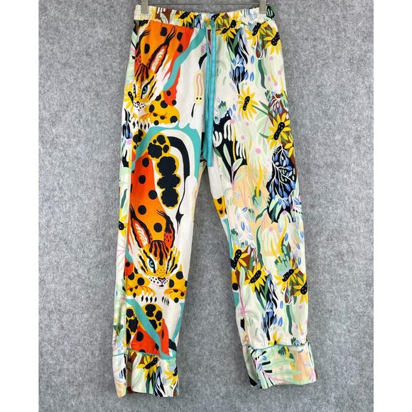 Anthropologie Other - Anthropologie Marcos Navarro Flannel Sleep PJ Pants Womens Small Lounge Artsy